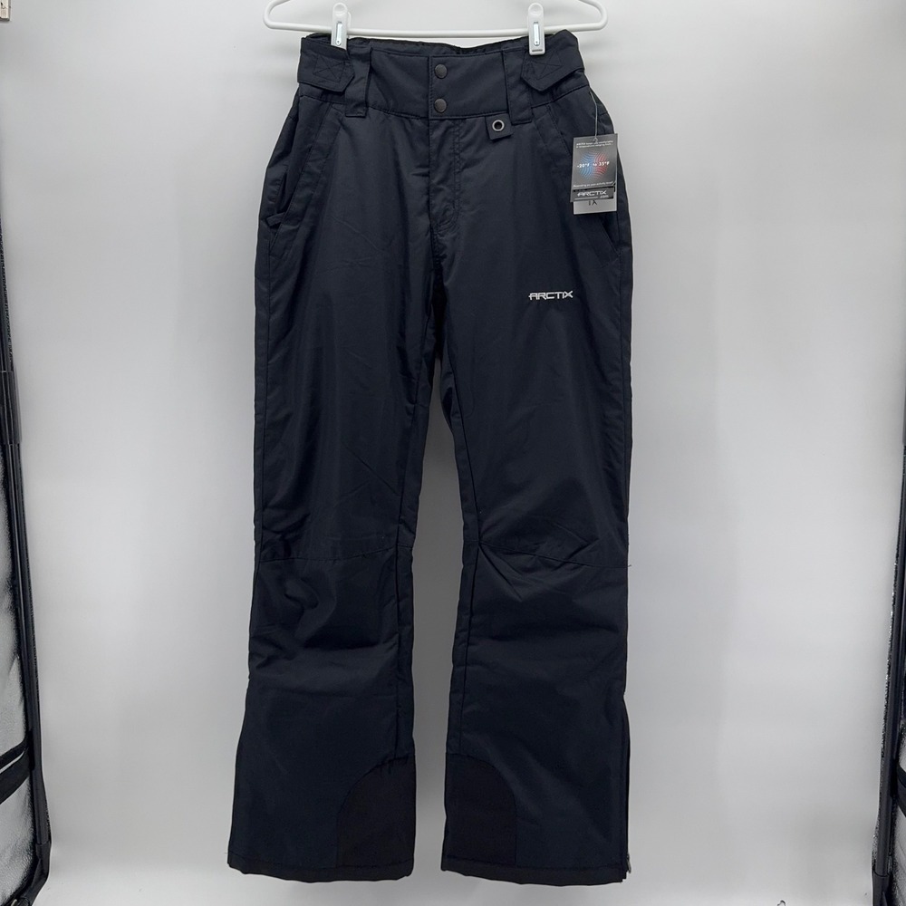 Arctix 1800 Insulated Snow Ski Pants Womens Small Black Regular Fit Winter Style